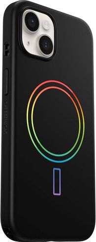 OtterBox iPhone 14 Pro Colorful Grip Case - Electric Vibes (Black/Lime Green), Snaps to MagSafe, Ultra-Sleek, Raised Edges Protect Camera & Screen in Saudi Arabia