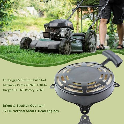 590607 Recoil Starter Compatible with Briggs and Stratton 590607 797276 Pull Start Assembly 163cc 208cc Recoil Starter CR950 CR750 Engine with Pull Rope in Saudi Arabia