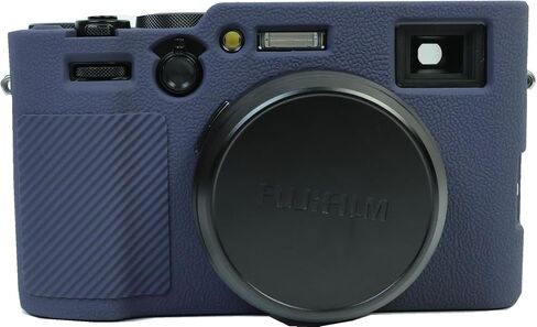 X100VI Camera Case, BMAOLLONGB Fullbody Thin Lightweight Silicone Camera Skin Body Rubber Cover Case for Fujifilm X100VI (Blue) in Saudi Arabia