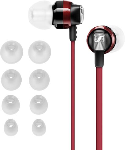 kwmobile 8X Replacement Ear Tips Compatible with Sennheiser CX 300S / CX 6.00BT / Momentum in-Ear - Set of Silicone Eartips for Earbuds Headphones in Saudi Arabia