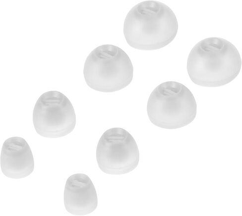 kwmobile 8X Replacement Ear Tips Compatible with Sennheiser CX 300S / CX 6.00BT / Momentum in-Ear - Set of Silicone Eartips for Earbuds Headphones in Saudi Arabia