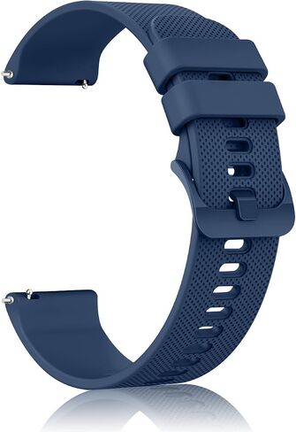 22mm Silicone Bands Compatible for Fossil Men's Gen 6 44mm / Gen 5E 44mm / Men's Gen 5 LTE/Carlyle/Garrett/Women's Julianna Smart Watch, Soft Silicone Quick Released Sport Replacement Strap for Women Men in Saudi Arabia