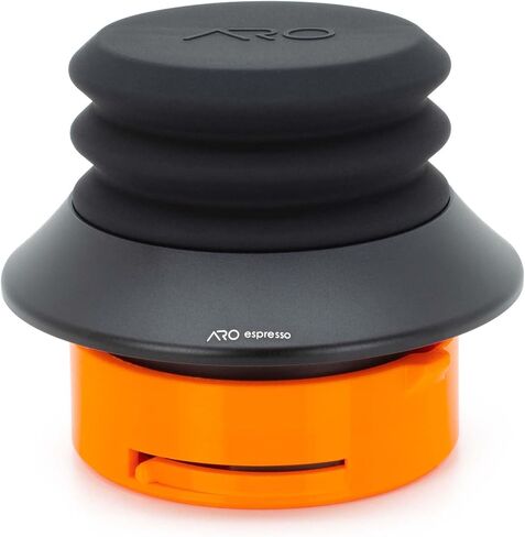 ARO Espresso™ Aluminum Single Dose Hopper with Silicone Bellows and Integrated Anti-Popcorn Baffle | Compatible with Breville/Sage Barista Express, Pro, Touch, and Impress (Black, Aluminum Hopper) in Saudi Arabia