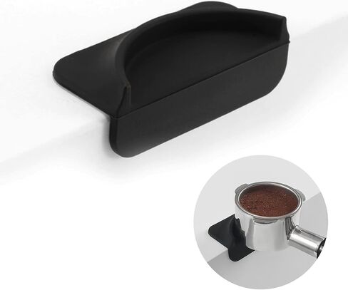 Mini Espresso Tamping Mat, Ompellus Food-grade Silicone Coffee Tamper Mat, Coffee Tamping Pad for Barista Tools, Espresso Accessories for Coffee Bar (Mini Black) in Saudi Arabia