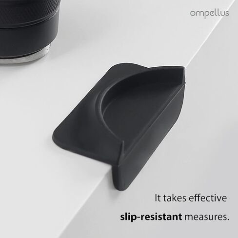 Mini Espresso Tamping Mat, Ompellus Food-grade Silicone Coffee Tamper Mat, Coffee Tamping Pad for Barista Tools, Espresso Accessories for Coffee Bar (Mini Black) in Saudi Arabia
