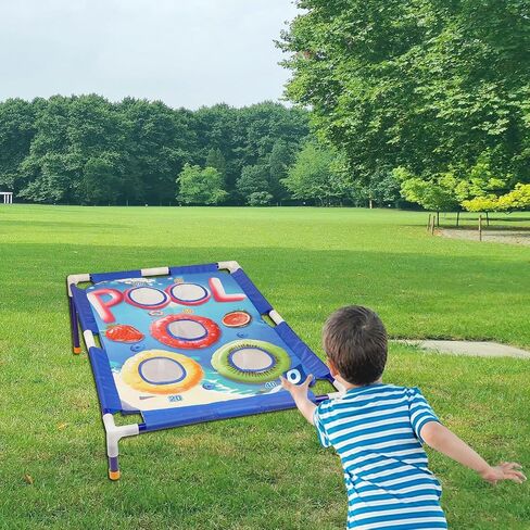 Remit Bean Bag Toss Game, Cornhole Game Set for Kids, Outdoor Toys and Sports Toys, Fun Outside Toys for Yard Play, Outdoor Activities, Sports & Play Toys for Active Kids for Kids 3-8 in Saudi Arabia