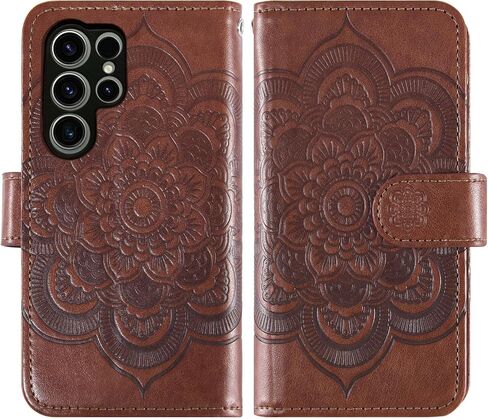 حافظة هاتف Asuwish لهاتف Samsung Galaxy S23 Ultra 5G مع واقي شاشة من الزجاج المقسى وحامل بطاقات جلدي قابل للطي وإكسسوارات الخلايا S23Ultra 23S S 23 23Ultra 6.8 بوصة للنساء والرجال بني in Saudi Arabia