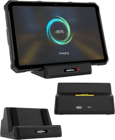 Ulefone Armor Pad 4 Ultra 10W قاعدة شحن مكتبية لـ Armor Pad 4 تابلت حراري متين Android 14 10W قاعدة شحن مكتبية لـ Armor Pad 4 Ultra Rugged Tablet in Kuwait