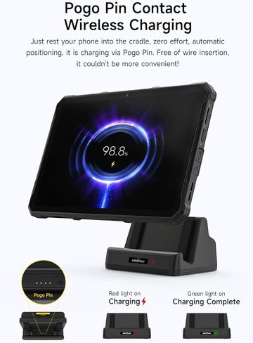 Ulefone Armor Pad 4 Ultra 10W قاعدة شحن مكتبية لـ Armor Pad 4 تابلت حراري متين Android 14 10W قاعدة شحن مكتبية لـ Armor Pad 4 Ultra Rugged Tablet in Kuwait