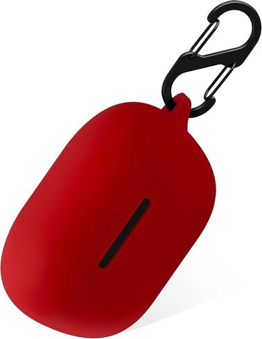 Geiomoo Silicone Case for New Bose QuietComfort Earbuds 2024, Protective Cover with Carabiner (Black) in Saudi Arabia