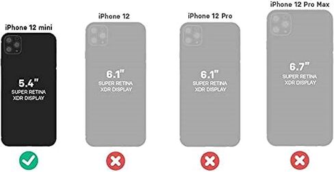 حافظة OtterBox React Clear Series لهاتف iPhone 13 Mini وiPhone 12 Mini مع واقي شاشة - عبوة غير مخصصة للبيع بالتجزئة - شفافة in Saudi Arabia