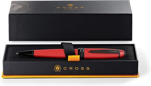 Cross Bailey Matte Black Lacquer Fountain Pen with Polished Black PVD appointments, Medium Nib in Saudi Arabia