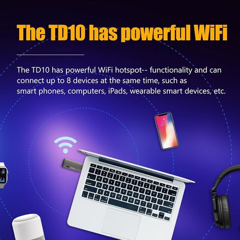 Mobile Hotspot Device for Global Travel 4G Pocket Router WiFi Dongle Car Hotspot WiFi Laptop Hotspot No Roaming Charges No Physical Card No Contracts 150 Countries 100GB for US in 365days in Saudi Arabia