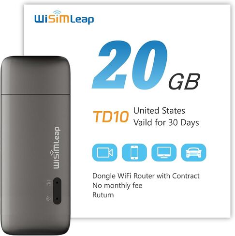 Mobile Hotspot Device for Global Travel 4G Pocket Router WiFi Dongle Car Hotspot WiFi Laptop Hotspot No Roaming Charges No Physical Card No Contracts 150 Countries 100GB for US in 365days in Saudi Arabia