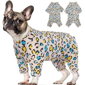 بدلة Kuoser للتعافي للكلاب والقطط بعد الجراحة، بدلة للتعافي من جراحة الكلاب بأكمام طويلة، ملابس للكلاب لجروح البطن والأمراض الجلدية، بدلة مريحة للحيوانات الأليفة مضادة لللعق (أرجواني، M) in Kuwait