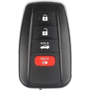 Dasbecan Key Fob Replacement Compatible with Toyota Camry 2018 2019 2020 2021 Smart Proximity Keyless Entry Remote Control Replaces HYQ14FBC 89904-06220 231451-0351 Board 314.3MHz 4 Buttons