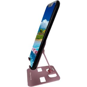Phone Holder Stand - Lightweight, Foldable, and Durable with Two Adjustable Hinges. Black
