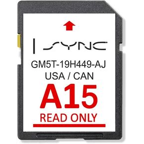 2024 Latest Version A15 Navigation Updated Sd Card Compatible with Ford/Lincoln, Updated Roads USA and Canada Navigation System
