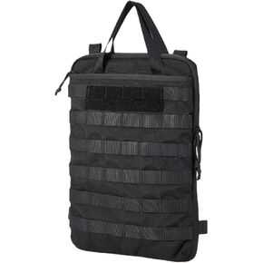 Tactical MOLLE Laptop Sleeve - Water-Resistant, Slim 15" Tech Organizer with Customizable Storage for Laptop & Accessories