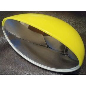 Rear View Computer Monitor Mirror, Fits Regular Flat Screen LCD Monitors with Magnifier - No Adhesive or Hard Clip - for Cubicle & Home - with Wide-Angle Convex Viewing Area so You Never Miss a Thing