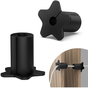 4PCS 5/8" Wall Grommets for Starlink Mini Cable,Star Link Accessories Compatible with Starlink Mount for Streaming organizing Protecting Cords,Feed-Through bushings for 5/8 inch Hole(Grey)