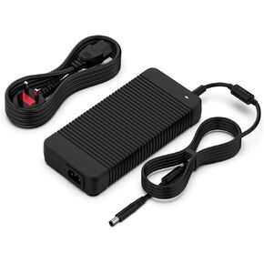 330W Laptop Charger AC Adapter for Dell Alienware M16 M17 R3 R4 M18 M18x X51 R2 Series; Dell Alienware AM18X-6732BAA, 0XM3C3, XM3C3, 0Y90RR, Y90RR, F0K0N 19.5V Power Supply Cord