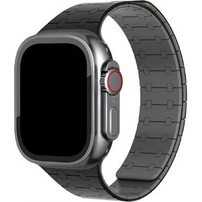 CALYX Magnetic Apple Watch Band, Compatible with Full-Size iWatch, Suitable for Apple Watch Ultra 2 SE Series 10 9 8 7 6 5 4 3 Band - Unisex