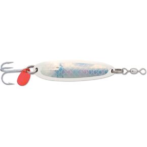 Luhr-Jensen 3/8 Krocodile Treble Hook, Pearl/Fishscale (Model: 1003-038-0581)