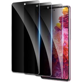 Privacy Screen Protector for Samsung Galaxy S20FE 5G, Shatterproof Tempered Glass Accessories, Anti Spy Tempered Glass Film, Case Friendly Ultra Resistant 9H Hardness Anti-Glare HD Black -3 Pack