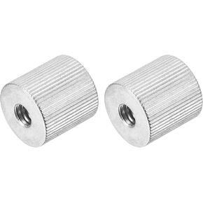 MECCANIXITY Mic Stand Adapter 1/4-20 Female to 3/8-16 Female Camera Screw Thread Adapter for Microphone Tripod Stand Black 2 Pcs