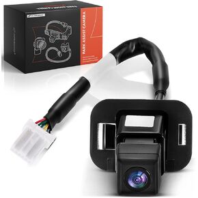 A-Premium Park Assist Camera Rear View Backup Reverse Camera Compatible with Select Honda Models - 2013 2014 2015 Civic Coupe - Replace# 39530-TS8-A51