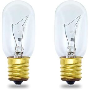 lumenivo Replacement for 8206232a Whirlpool Microwave 40w Appliance Light Bulb – Dimmable E17 Base 130V 40 Watt Microwave Bulb Replaces 125v 40w Microwave Bulbs & Cooktop Light Bulb – 2 Pack