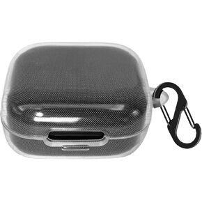 TPU Case for Anker Soundcore P30i, Shockproof Protective Earbuds Cover with Carabiner Accessories (Clear)