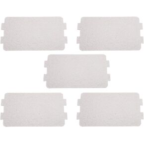 Microwave Mica Plate Sheet 5 Pieces, Universal Microwave Waveguide Cover Replacement Heat Insulation Microwave Oven Repairing Accessory Part 6 x 2.5 inch