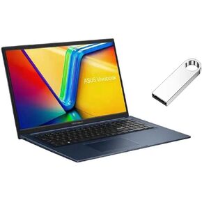 كمبيوتر محمول ASUS Vivobook مقاس 17 بوصة بدقة FHD | Intel Core i3-1215U (تغلب على AMD Ryzen 5 7520U) | رسومات Intel UHD | كاميرا | أزرق | ذاكرة وصول عشوائي سعتها 16 جيجابايت | محرك أقراص SSD سعة 512 جيجابايت | Windows 11 Home | حزمة مع محرك أقراص فلاش USB