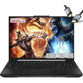 ASUS TUF Gaming A16 Laptop -16inch WUXGA Display 165Hz 100% sRGB - AMD Ryzen7 7735HS Beat i7-12650H - AMD Radeon RX7600S Beat RTX 4060 - Backlit Keyboard - HDMI Cable (64GB RAM |4TB PCIe SSD)