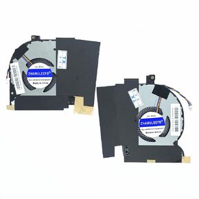 Replacement New Laptop CPU and GPU Cooling Fan for Dell Alienware M15 R1 AWM17-7219SLV-PUS 2019 Series DFS5K223052830 FLF5 and DFS5K221153710 FLF3 OPDMMO DC5V 0.5A Fan