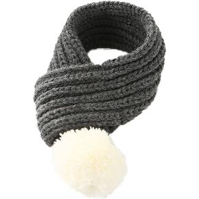 Dog Hat & Scarf Set, Dog Knitted Hat Christmas Winter Warm Caps Cute Neck Ear Warmer Hood Warm Scarf Party Decoration for Pet Cat A-Pink Diamond Medium in Kuwait