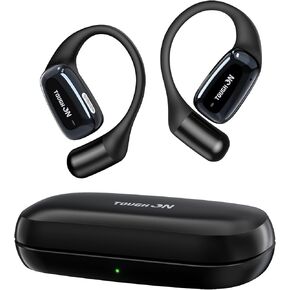 Open Ear Headphones OpenPro Earbuds- Bluetooth 5.4 Wireless Earbuds with Earhooks, Lightweight & Soft, 32H Playtime, Dual Mic Clear Call, IPX5 Sweat Resistant for Running Walking Workout in Saudi Arabia