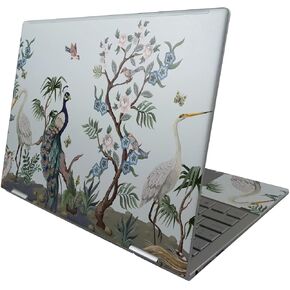MightySkins Skin Compatible with HP Envy x360 13" (2022) - Chinoiserie Fabric | Protective, Durable, and Unique Vinyl Decal wrap Cover | Easy to Apply, Remove, and Change Styles | Made in The USA