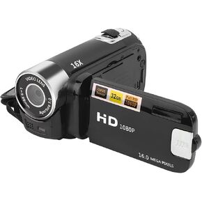DH 90 16X Digital Zoom 2.7 Inch Colorful Display Screen Camcorder with Built in Microphone and Speaker, US Plug