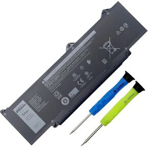 R73TC DR02P 54Wh Laptop Battery Replacement for DELL Latitude 3340 3440 3540 5340 5340 5440 5540 2-in-1 Precision 3480 3580 Series 2X1V9 GRWKG KDM9P 2X1V9 11.4V