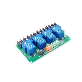 4-Channel DC 12V Relay Module High Low Level Triggering Optocoupler Isolation Load 30A DC 30V AC 250V for PLC Automation Control, Industrial System Control