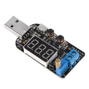 Yeeco USB Power Supply Module Buck Boost Converter 5V Step Up Step Down Voltage Regulator to 3.3V 9V 12V 18V 24V USB Power Supply Module