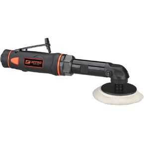 Dynabrade (EB3) 3"" Extension Right Angle Buffer/Polisher | 3/8""-24 Male Spindle, 0.5 hp 2700 RPM Pneumatic Motor | Includes Hook-Face Backup Pad (50126)