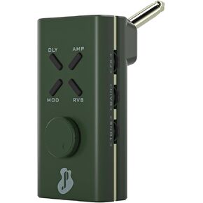 Guitar Headphone Amp, Mini Guitar Headphone Amplifier USB Rechargable Portable Plug-in Pocket Guitar Amplifier with 6 Amp Modules and 24 Guitar Effects