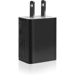 USB Charging Block 10W Power Adapter for Fire Tablets, Kindle Paperwhite/Colorsoft/Scribe/E-Readers/Oasis (Black USB Charger)