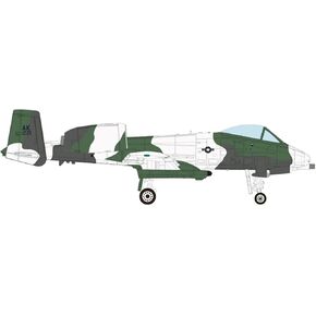 Herpa Military Model Airplane, U.S. Air Force Fairchild A-10A Thunderbolt II -, Eielsen Air Base, “Exercise Cool Snow Hog", Scale 1:200 - Collectible Airplane Model, Army Aircraft Made of Metal