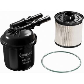UNITRUCK 6.7 Powerstroke Fuel Filter - Compatible with 2011-2016 Ford F250 F350 F450 F550 Super Duty 6.7L V8 Diesel - Replace FD-4615 BC3Z-9N184-B - 5 Micron Fuel Filter Water Separator Kit