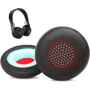 Replacement Earpads Cushion Compatible with House of Marley EM-JH101-BK Rebel Wireless Bluetooth Headphone Ear Pads with Softer Protein Leather/Memory Foam